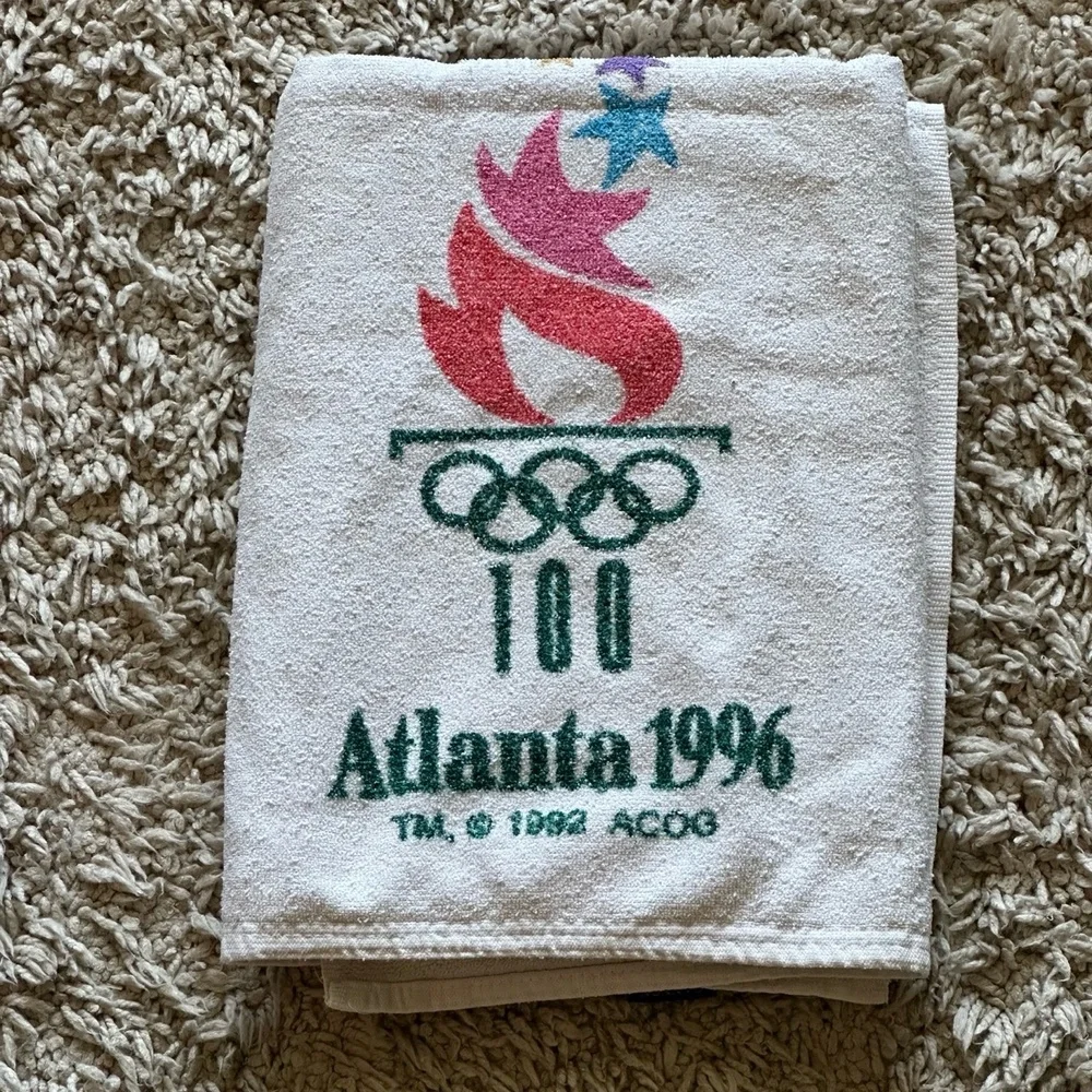 Cannon Olympic Games Collection 52”x30” 1996‎ Atlanta Olympics Gymnastics Towel
